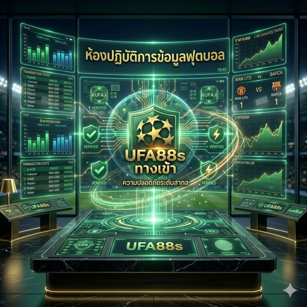การวิเคราะห์บอลเชิงระบบและการจัดการชุดข้อมูลระดับมืออาชีพผ่าน UFA88S