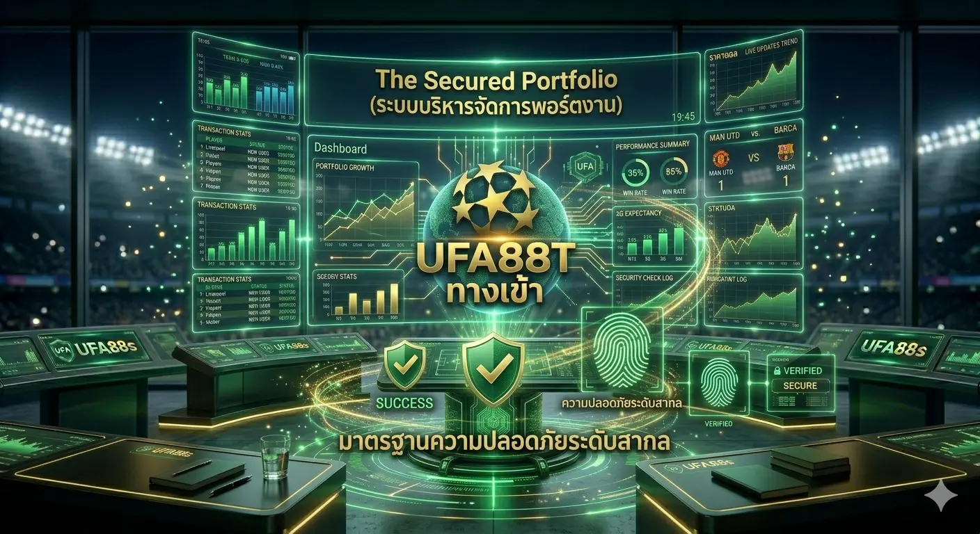 มาตรฐานการจัดการพอร์ตงานออนไลน์และความปลอดภัยข้อมูลบนระบบ UFA88S มาตรฐานการจัดการพอร์ตงานออนไลน์และความปลอดภัยข้อมูลบนระบบ UFA88S