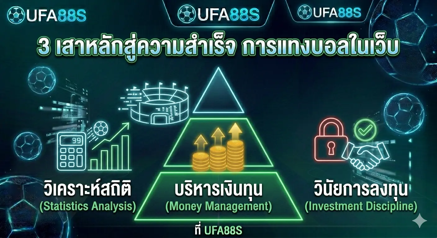 สูตรแทงบอลแม่นๆ และวินัยการลงทุนในเว็บแทงบอลยอดนิยม สูตรแทงบอลแม่นๆ และวินัยการลงทุนในเว็บแทงบอลยอดนิยม