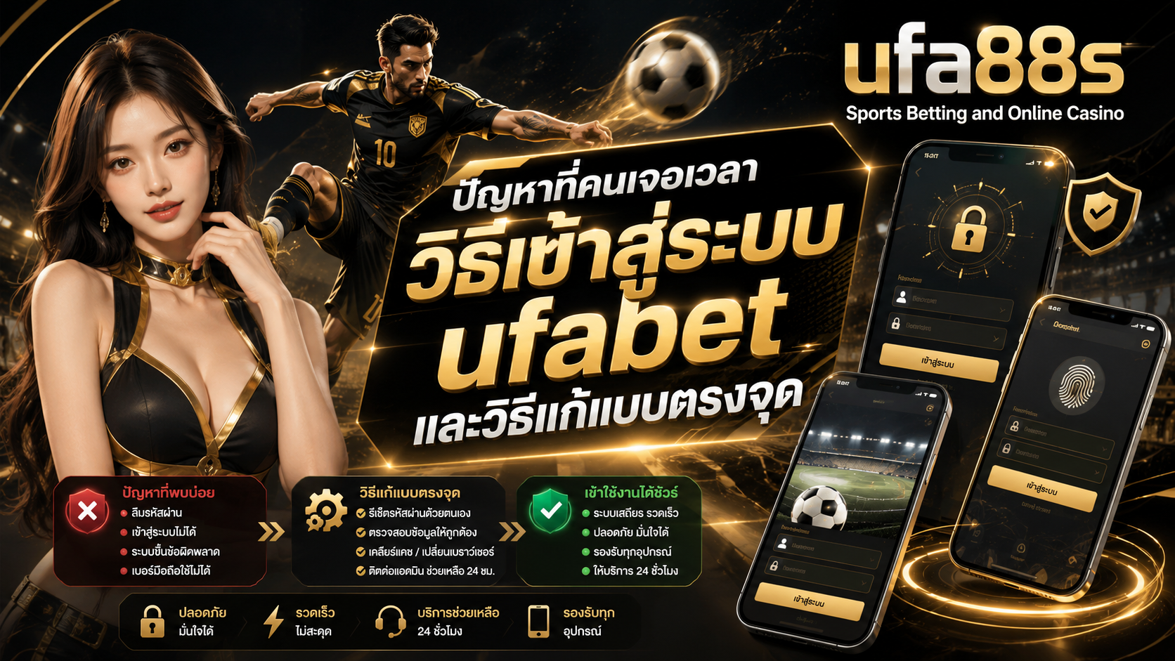 วิธีเข้าสู่ระบบ ufabet