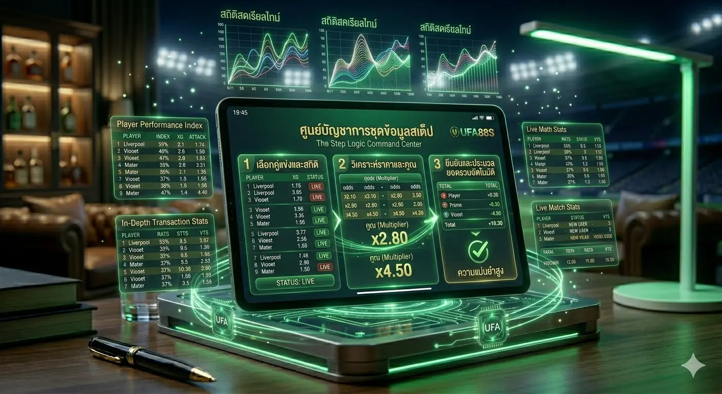 วิธีแทงบอลสเต็ปและระบบการประมวลผลยอดรวมอัตโนมัติบน UFA88S วิธีแทงบอลสเต็ปและระบบการประมวลผลยอดรวมอัตโนมัติบน UFA88S