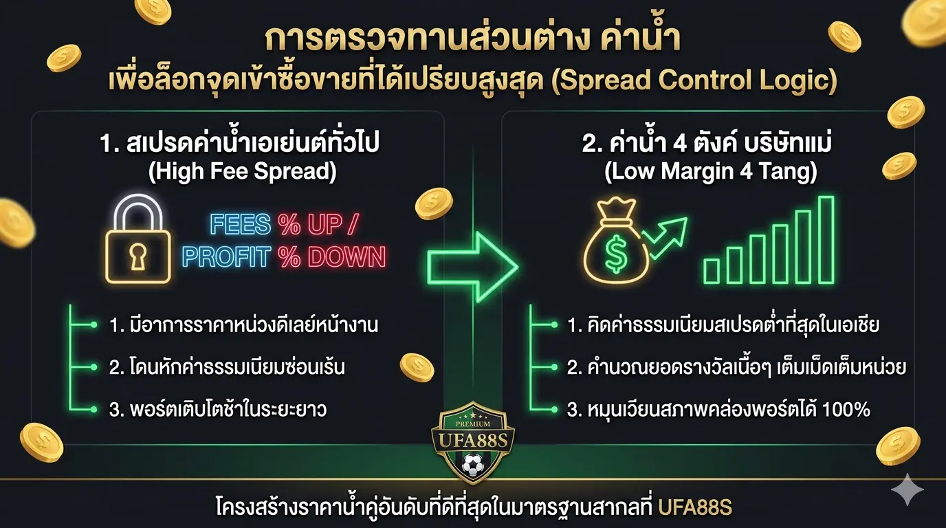 วิทยาศาสตร์การตรวจทานค่าน้ำสเปรด 4 ตังค์ วิทยาศาสตร์การตรวจทานค่าน้ำสเปรด 4 ตังค์