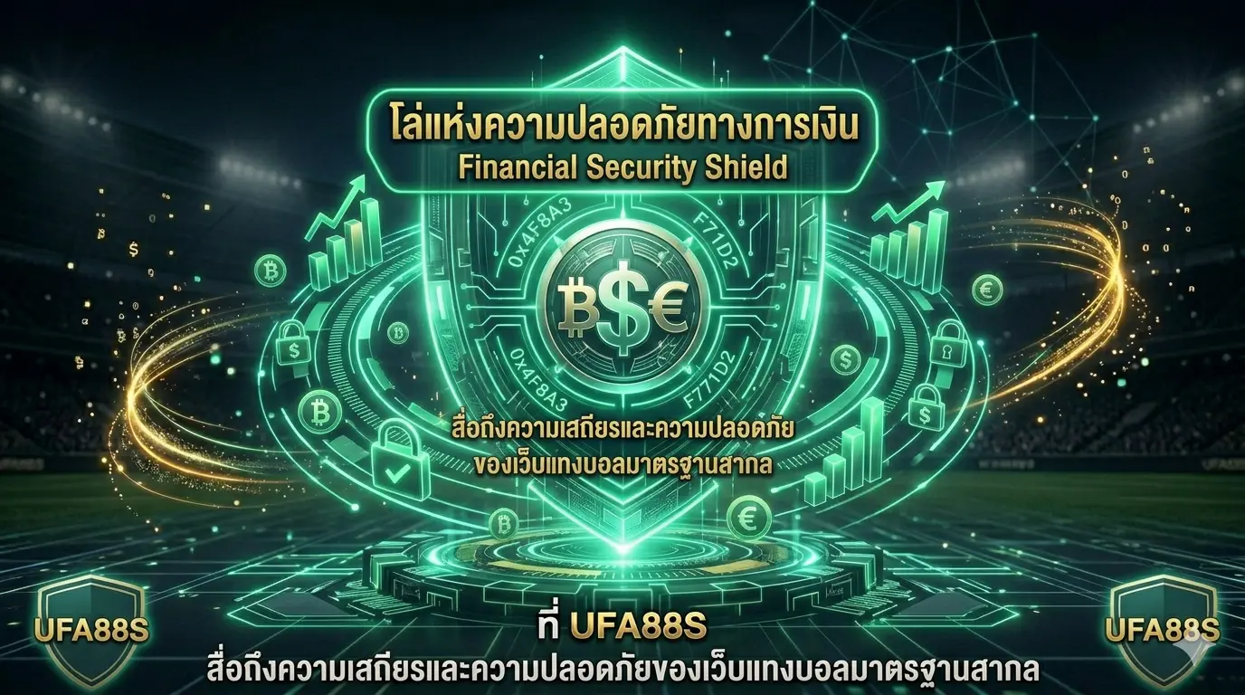 ระบบความปลอดภัยทางการเงินและความเสถียรของเว็บแทงบอล UFA88S ระบบความปลอดภัยทางการเงินและความเสถียรของเว็บแทงบอล UFA88S
