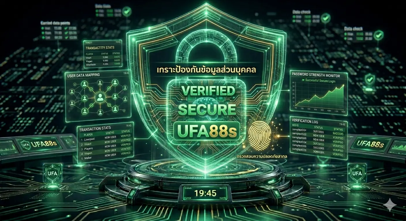 ระบบรักษาความปลอดภัยและมาตรฐานการเข้ารหัสข้อมูลหลังสมัครแทงบอลออนไลน์ UFA88S ระบบรักษาความปลอดภัยและมาตรฐานการเข้ารหัสข้อมูลหลังสมัครแทงบอลออนไลน์ UFA88S