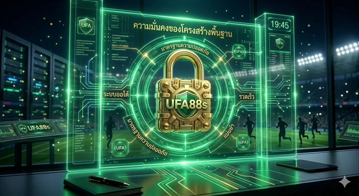 มาตรฐานความปลอดภัยและระบบออโต้ที่กริบที่สุดบน UFA88S มาตรฐานความปลอดภัยและระบบออโต้ที่กริบที่สุดบน UFA88S