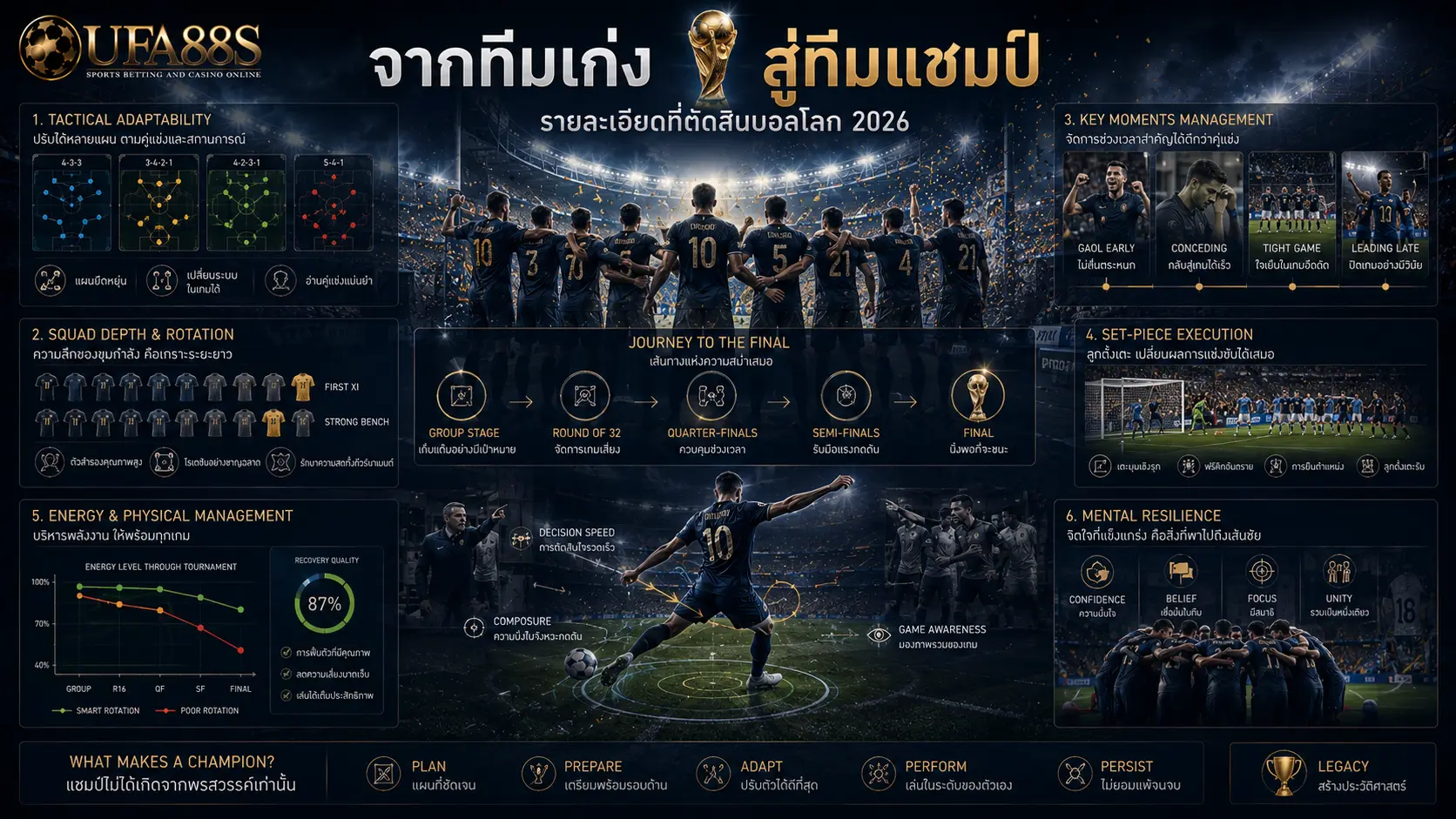 เปรียบเทียบทีมเต็งฟุตบอลโลก 2026