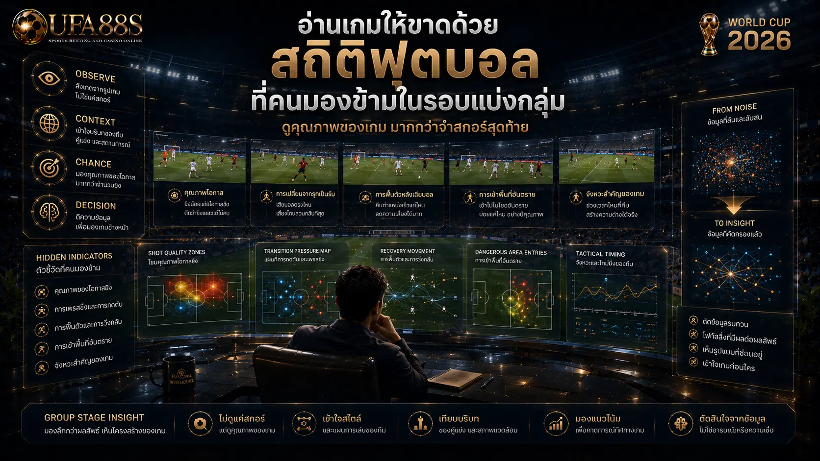 อ่านเกมให้ขาดด้วย สถิติฟุตบอล ที่คนมองข้ามในรอบแบ่งกลุ่ม