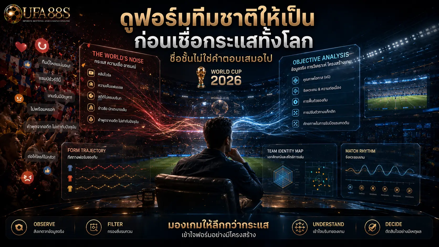 ดูฟอร์มทีมชาติให้เป็น ก่อนเชื่อกระแสทั้งโลก