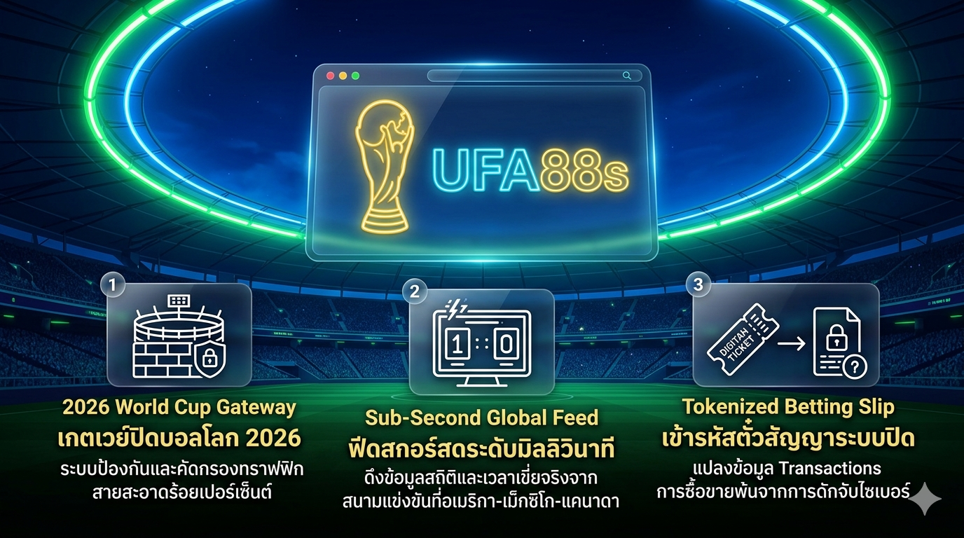 สนามฟุตบอลโลกปี 2026 ไฮเทคและบอร์ดคัดกรองระบบเกตเวย์ปิด สนามฟุตบอลโลกปี 2026 ไฮเทคและบอร์ดคัดกรองระบบเกตเวย์ปิด