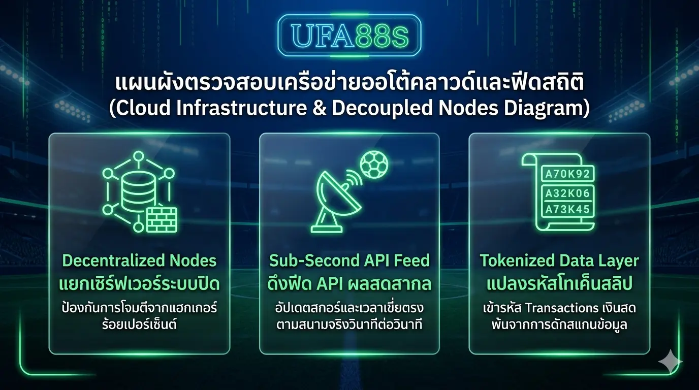แผนผังตรวจสอบเครือข่ายออโต้คลาวด์และฟีดสถิติ แผนผังตรวจสอบเครือข่ายออโต้คลาวด์และฟีดสถิติ