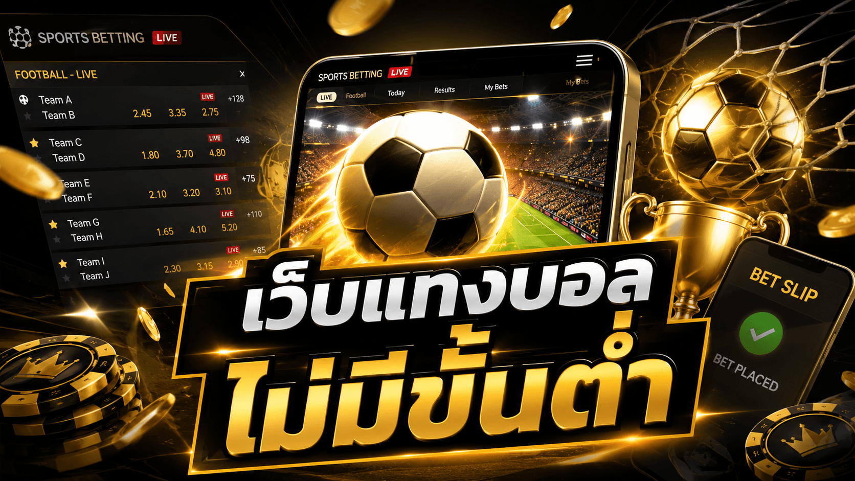 เว็บแทงบอล ไม่มีขั้นต่ำ