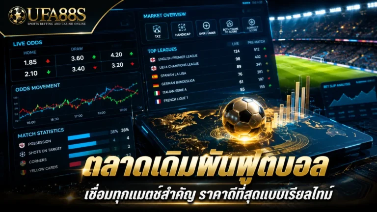 ตลาดเดิมพันฟุตบอล