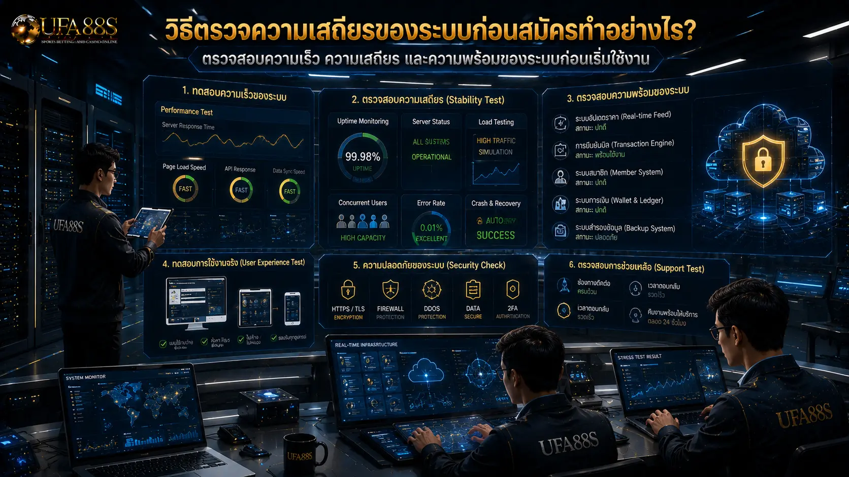 ระบบเว็บแทงบอล วิธีตรวจความเสถียรของระบบก่อนสมัครทำอย่างไร?