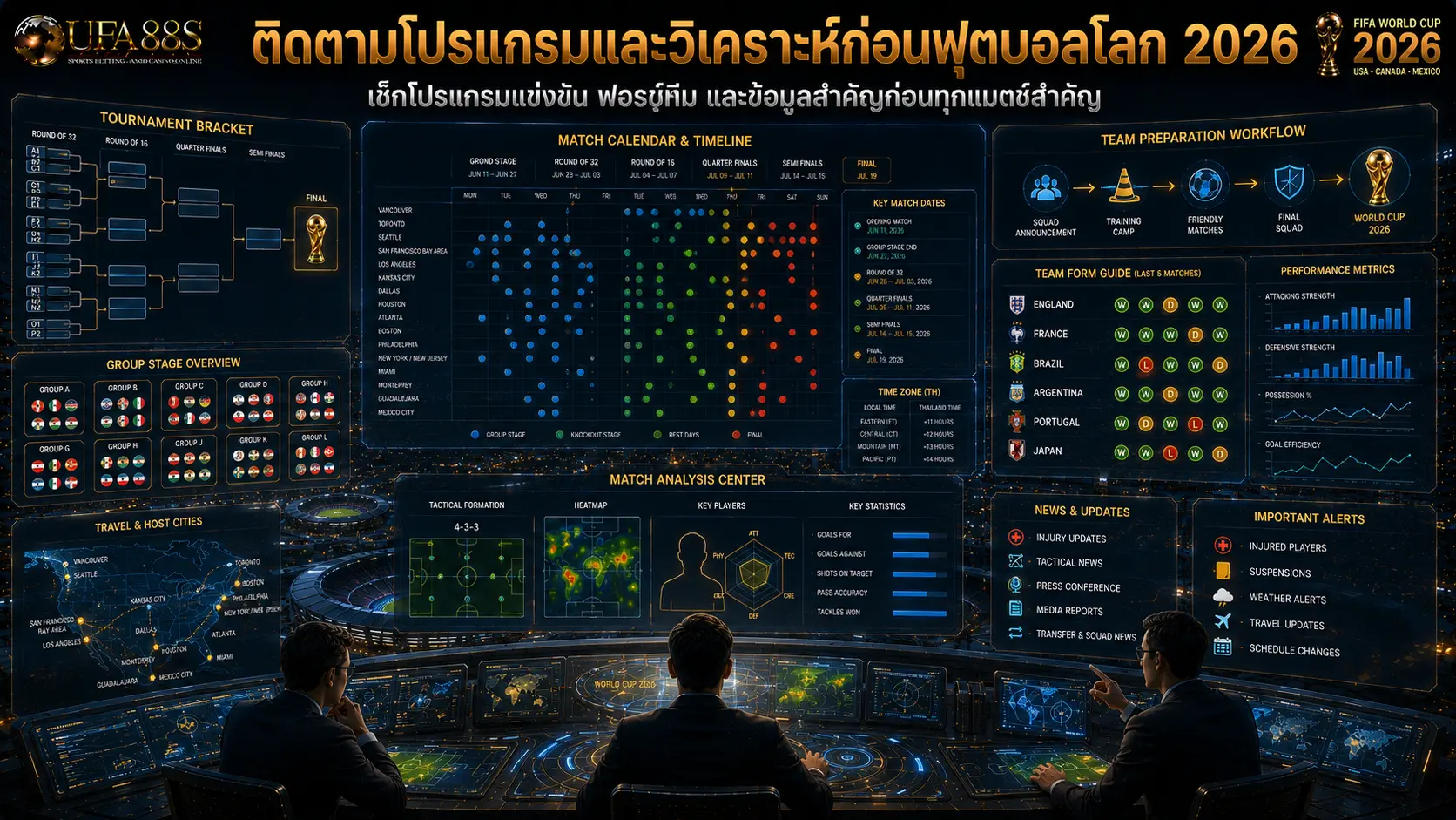 ทีมชาติบอลโลก 2026 ติดตามโปรแกรมและวิเคราะห์ก่อนฟุตบอลโลก 2026