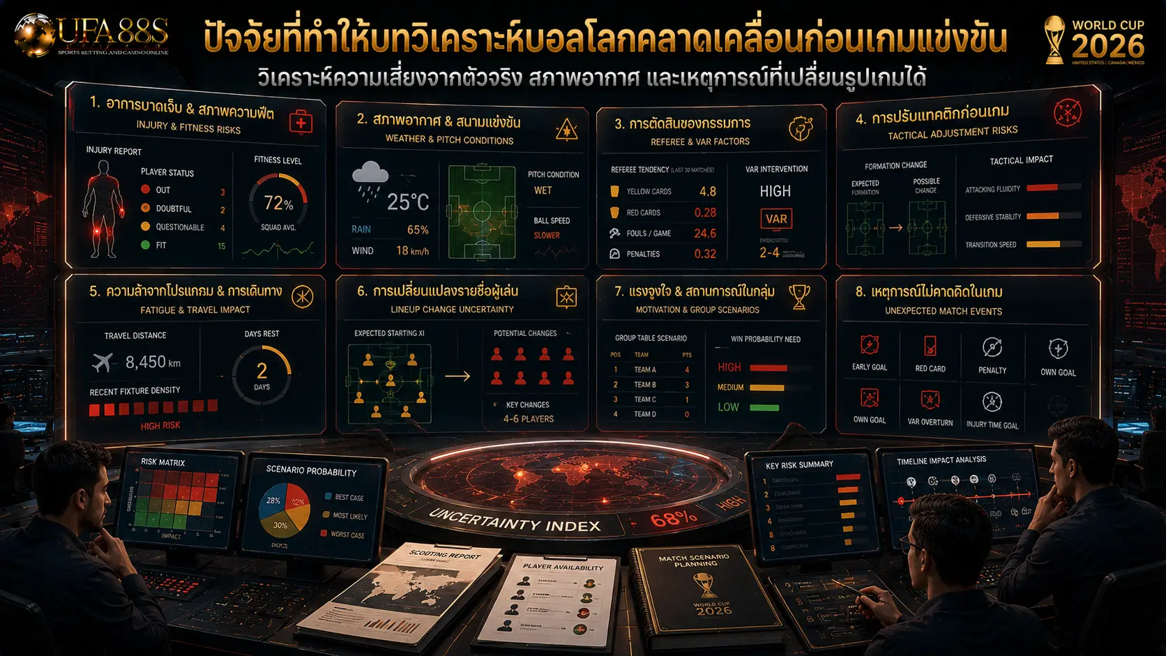 วิเคราะห์บอลวันนี้บอลโลก 2026 ปัจจัยที่ทำให้บทวิเคราะห์บอลโลกคลาดเคลื่อนก่อนเกมแข่งขัน
