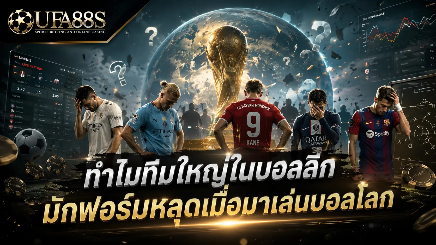 วิเคราะห์บอลโลกกับบอลลีก ทำไมทีมใหญ่ในบอลลีกมักฟอร์มหลุดเมื่อมาเล่นบอลโลก
