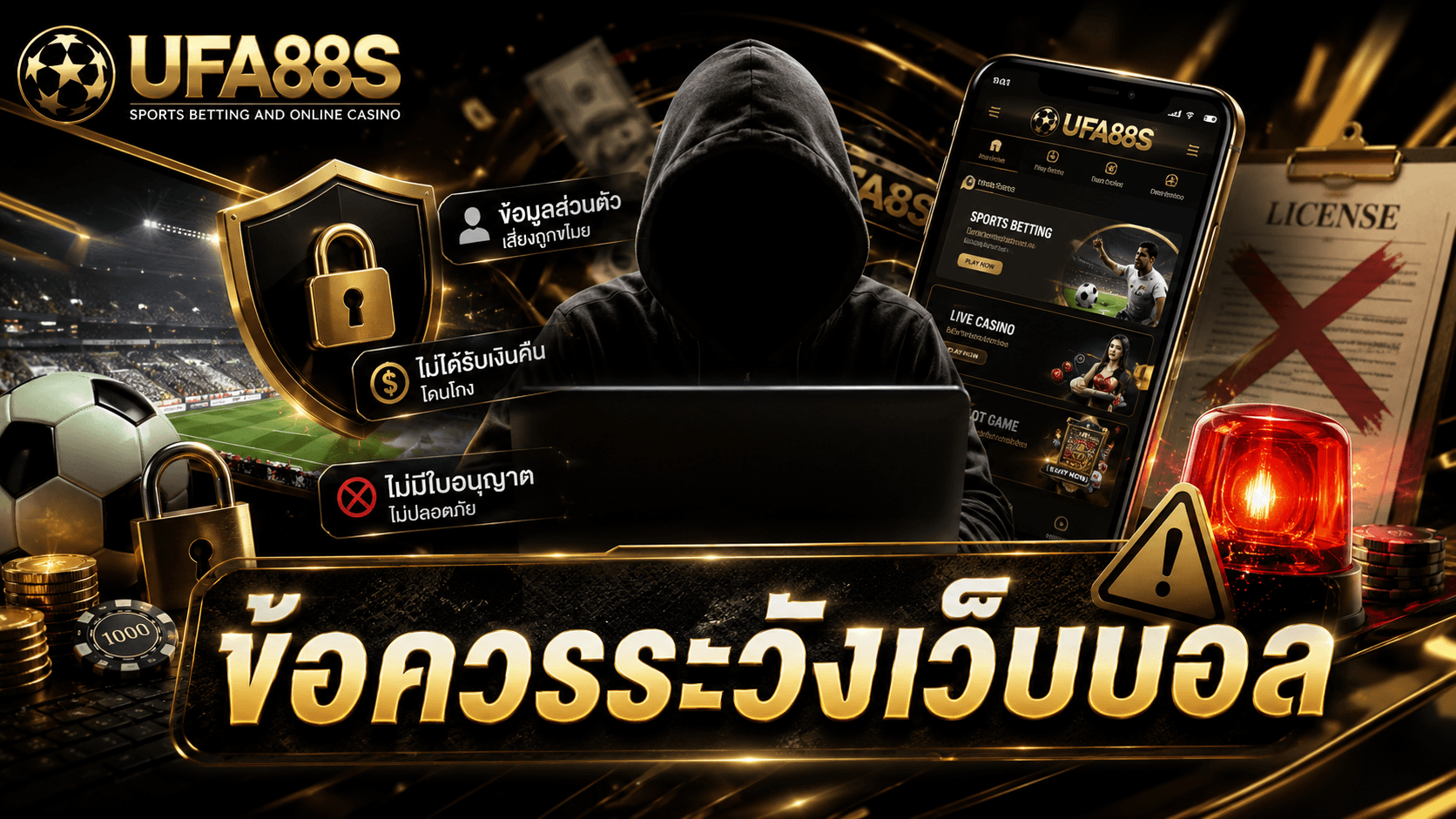 ข้อควรระวังเว็บบอล