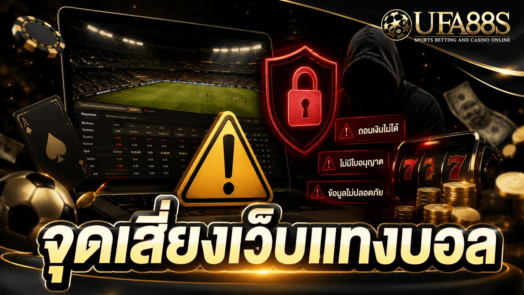 จุดเสี่ยงเว็บแทงบอล