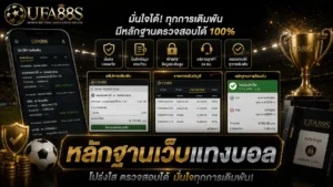 หลักฐานเว็บแทงบอล