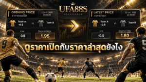 ดูราคาเปิดกับราคาล่าสุดยังไง