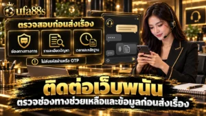 ติดต่อเว็บพนัน