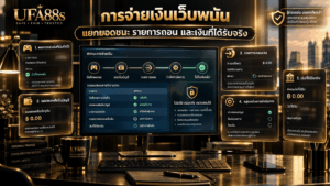 การจ่ายเงินเว็บพนัน
