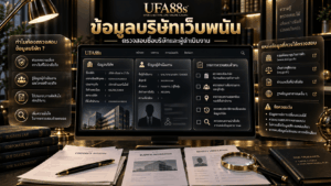 ข้อมูลบริษัทเว็บพนัน