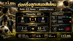 ต่อครึ่งลูกเสมอเสียไหม