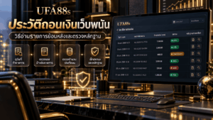 ประวัติถอนเงินเว็บพนัน