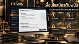 เงื่อนไขสมัครเว็บพนัน