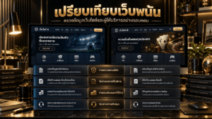 เปรียบเทียบเว็บพนัน